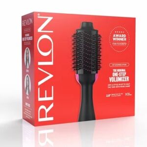 NEW Open Box Revlon One-Step Volumizer Hair Dryer and Hot Air Brush Black